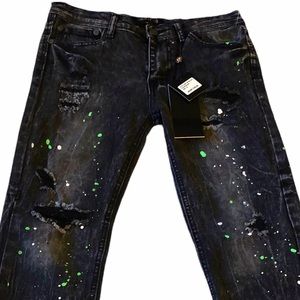 Encrypted Graffiti Denim